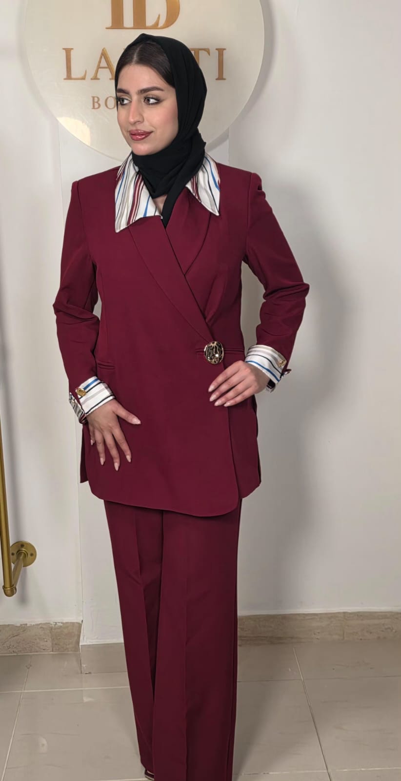 Signature Collar Blazer Set
