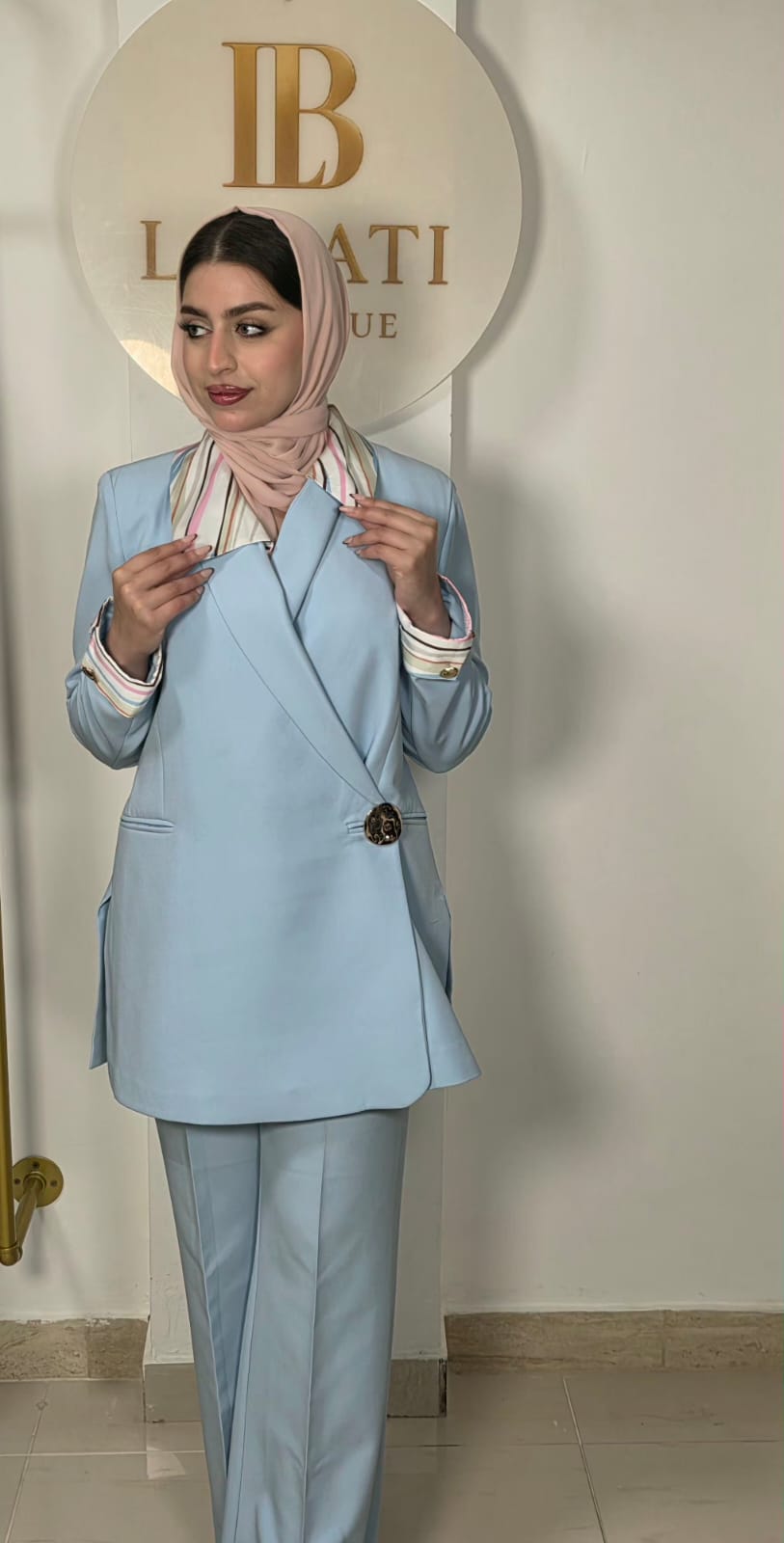 Signature Collar Blazer Set