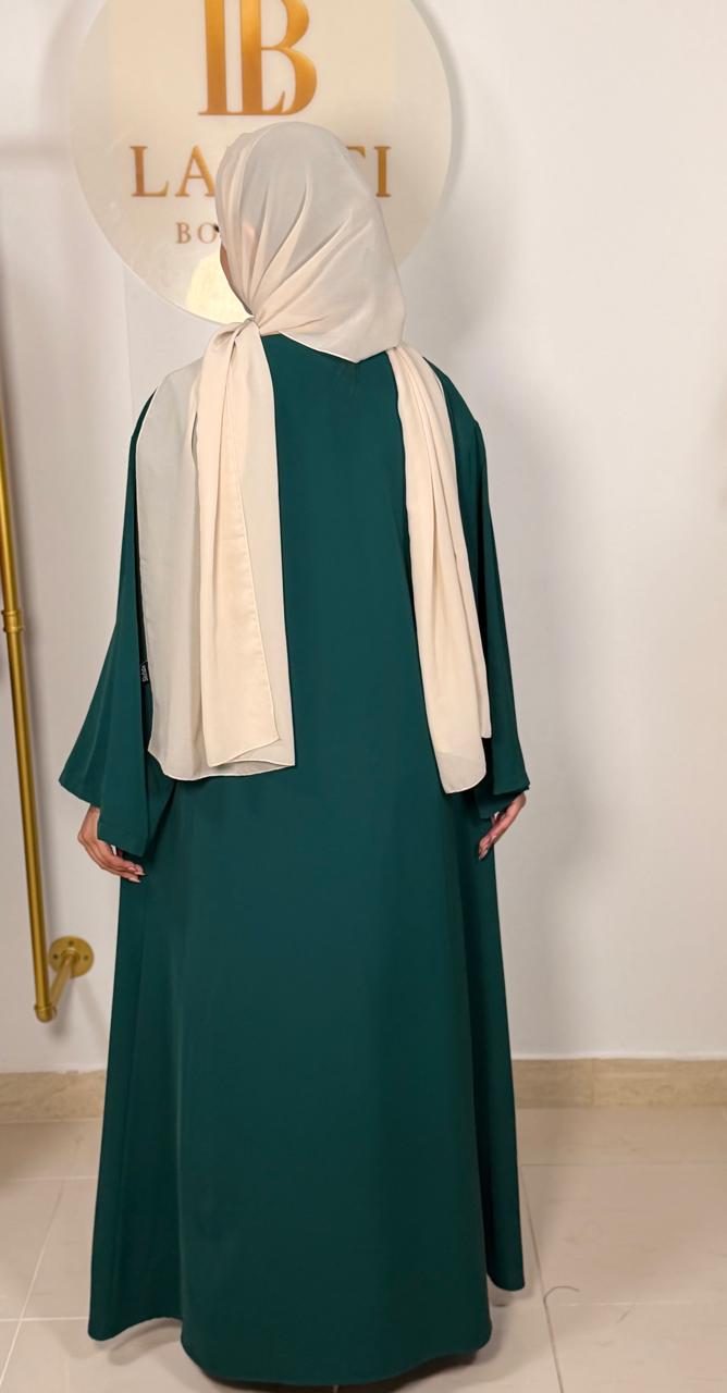 Emerald Green Classic Abaya